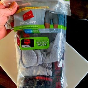 Men’s Hanes boxer briefs 5 pair